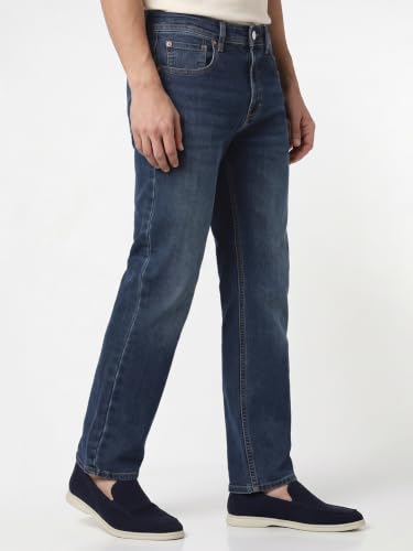 Image of Spykar Men's Chico Relaxed Fit Jeans | Mid Rise | Casual Denim | Stretch Fit | Jeans for Man