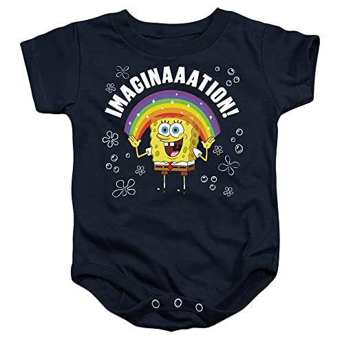 Image of Popfunk Spongebob Imagination Infant Baby Boys & Girls Onesie Snapsuit