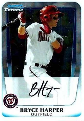 2011 Bowman Chrome Prospects #BCP1 Bryce Harper Washington Nationals MLB Baseball Card NM-MT