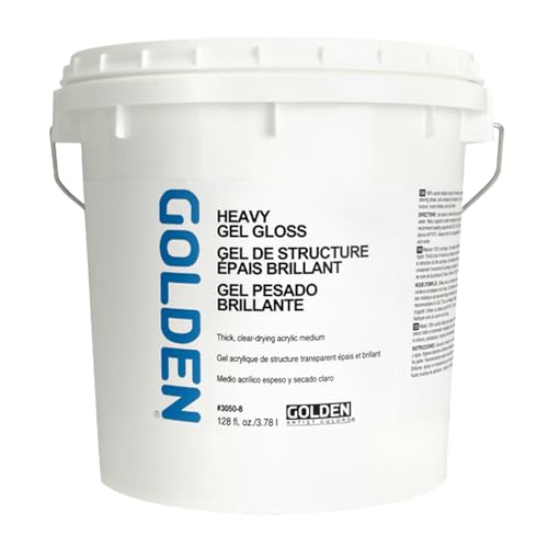 GOLDEN Heavy Gel Gloss, 128 fl. oz. Jar, Professional Acrylic
