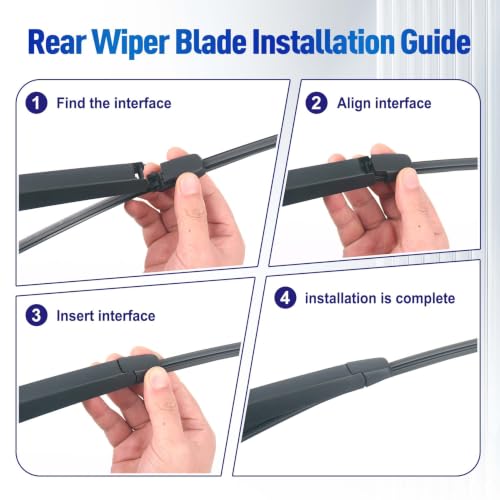 Image of AJK Rear Wiper blade for Volkswagen Tiguan 2009-2017 Car Wipers