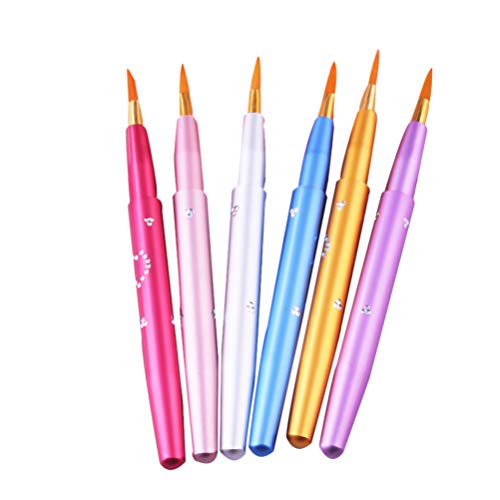 Minkissy 6 pennelli retrattili per labbra con