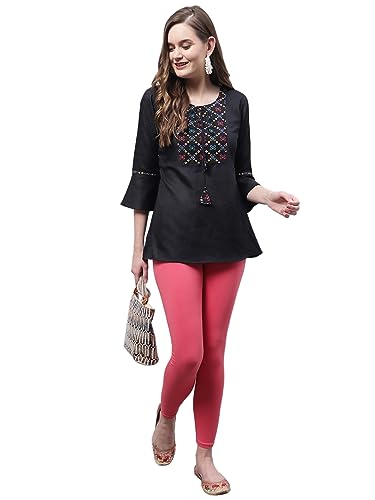 Image of Cotton Comfort Fit Elasticated Waistband Stretchable Leggings