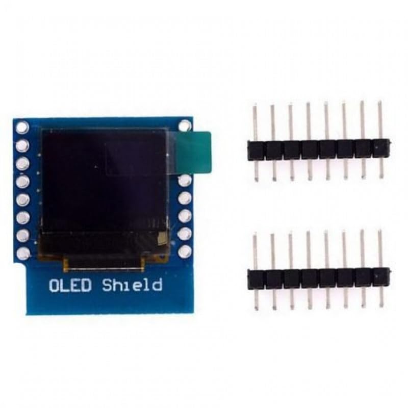 REES52 0.66 inch LCD OLED display shield compatible for WEMOS D1 MINI ESP32 64X48 0.66 inch display 0.66" OLED module IIC I2C