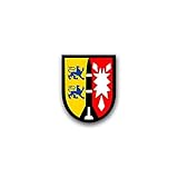Sticker autocollant – rakartbtl 650 missiles artillerie bataillon flensbourg Bundeswehr armoiries insigne 6 x 7 cm # a1620
