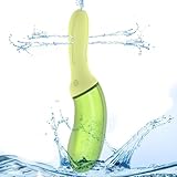 Electric Anal Douche - Anti Back-Flow Enemas Kit with 5 Spouts, Reusable Enema Bulb for Colon Cleansing, Detox and Constipation Relief