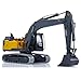 wheelfun Double E RC Hydraulic Excavator for 1/14 EC160E E111 Alloy Remote Control Diggers Model I6S Radio Controller Light