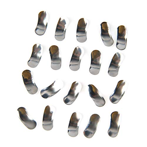 100Pcs Dental 35Μm Sectional Contoured Metal Matrices 2 Rings To Fill Tooth #TOP4