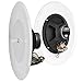 OSD Audio 8" Commercial 70V Ceiling Speaker w/Front Volume Control Knob Single White C1090