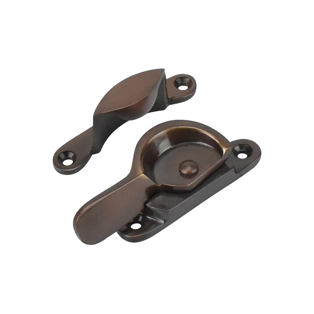 Sash Heritage Bronze Solid Cast Brass Metal Sliding Sash Window Fitch Fastener (Non Locking)
