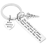 Kivosliviz Doctor Keychain Gift for Men Women Doctors Keyring A Doctor's Day Key Chains Dr Charm Jewelry
