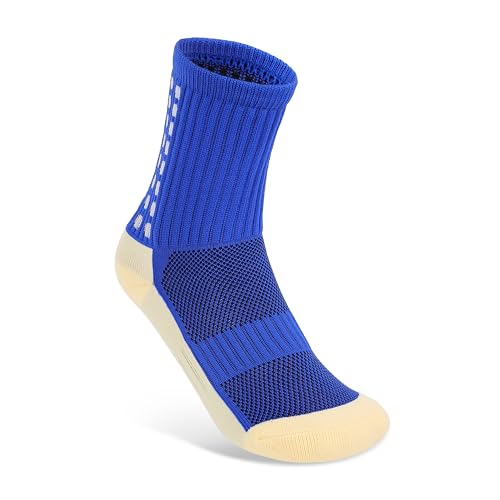 Men's Soccer Socks - Non Skid Anti Slip Socks for Football Basketball Hockey Rugby Sports 5 Pair4