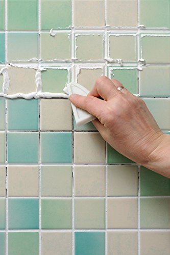 Frisse voegen 400 g tube, wit, plamuurmassa voor het voegen van alle wandtegels, voor het snel repareren van deuvelgaten, kleine beschadigingen, voor binnen en buiten, waterbestendig, voor badkamer, keuken - Afbeelding 4