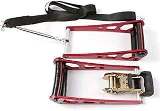 Elkrich Archery Portable Bow Press Compound Bow Press Aluminium Alloy Archery Ratchet Bow Press Bow Open Tool for Tuning Hunting Shooting (Red)