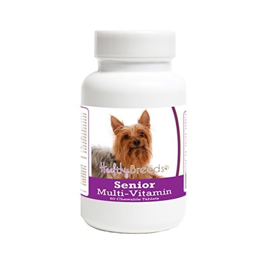 Healthy Breeds Silky Terrier Senior Dog Multivitamin Tablets 60 Count
