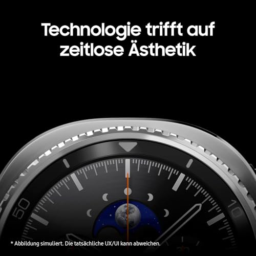 Samsung Galaxy Watch8 Classic Smartwatch, Fitness-Uhr und Fitness Tracker, Hybrid Band und Wearable Display, Drehbare Lünette… – Ansicht 4