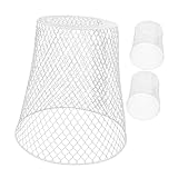 Cache-plante en maille de fer : le design élégant et attrayant de ce produit ajoute une touche de sophistication à n'importe quel décor de maison, support de rangement en fer