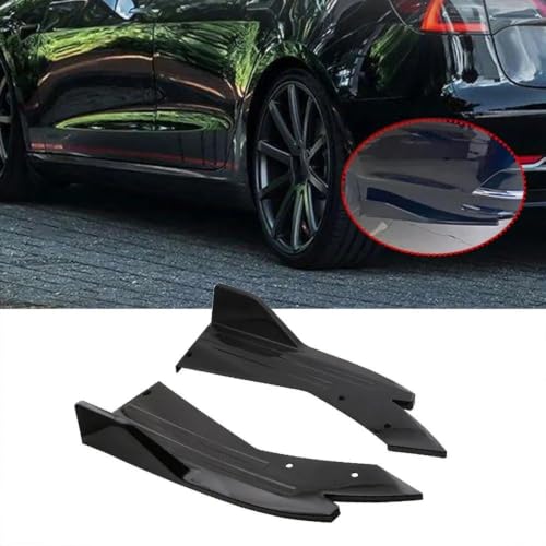 Protector de parachoques trasero para coche con labio difusor deportivo universal 4