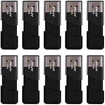 PNY 16GB Attache 3 USB 2.0 Flash Drive, Black Pack of 10