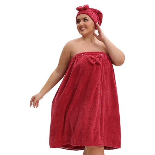 Bata de baño de ducha de gran tamaño ajustable que evita caídas al secarse 5