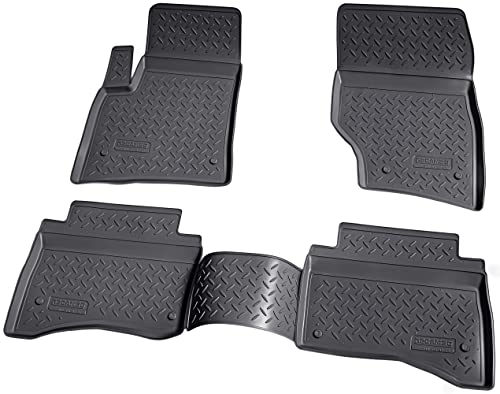 Recambo 3D Gummi Fußmatten kompatibel für VW Touareg | 7L | BJ 2002-2010 | Auto Gummimatten |...