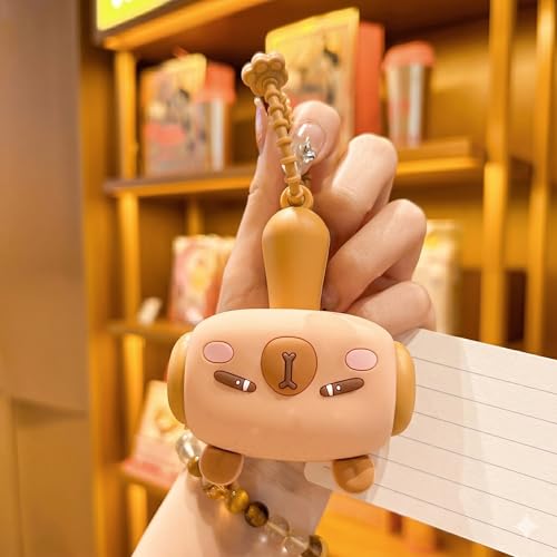 Image of Cute Animal Character Hammer Toy with Wrist Strap, Design, Silicone, Multicolour (Capybara)