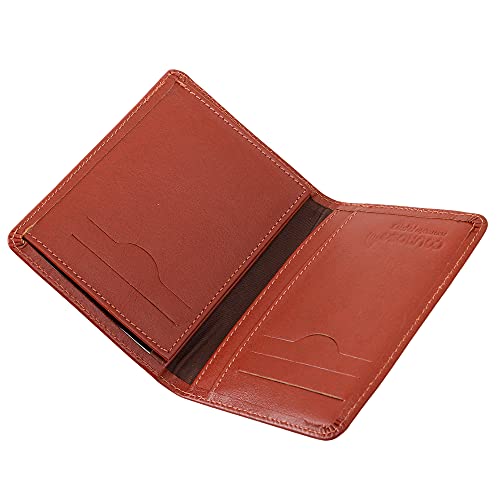 Carteira Masculina Couro Legítimo Proteção RFID Couro50 620 (Whisky)