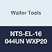 Walter Tools NTS-EL-16 044UN WXP20 Carbide NTS Threading Inserts, External Thread, Full Profile, American UN 60 Degree (Pack of 10)