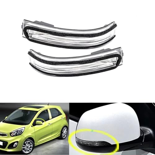 Luz retrovisor lateral Kia Picanto intermitente espejo retrovisor exterior 2012 a 2016 3