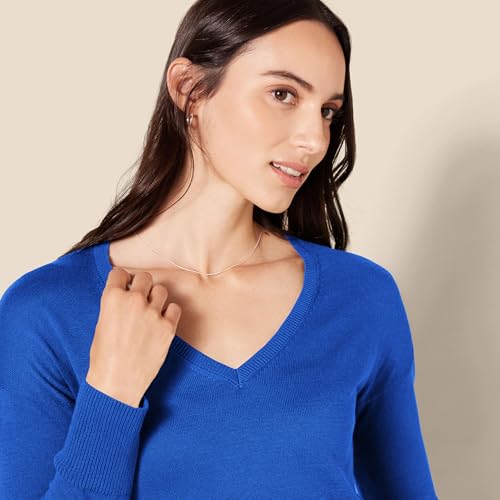Image of Amazon Essentials Women's Lightweight V-Neck Tunic Sweater, Long Sleeve, Ribbed (Available in Plus Size)