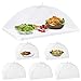 Osportfun Coperture per Alimenti, 6 Pezzi Coperture per Alimenti, Coperture per Zanzariere per Torte Pieghevoli, Protezione per Mosche Perfetta per Cibo, Frutta, Barbecue, 1 Grande e 5 Standard