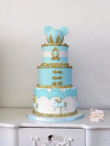 Miniatura 8 de Marvelous Molds Molde de encaje de silicona  Mandy  para decoración de pasteles con fondant, pasta de goma y más