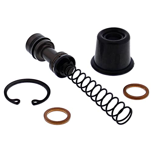 All Balls Racing Rear Master Cylinder Rebuild Kit 18-1080 Compatible With/Replacement For Yamaha BOLT 2014-2018, FJ1200 1992-1993, FJR1300 2004-2005, GTS1000 1993-1994