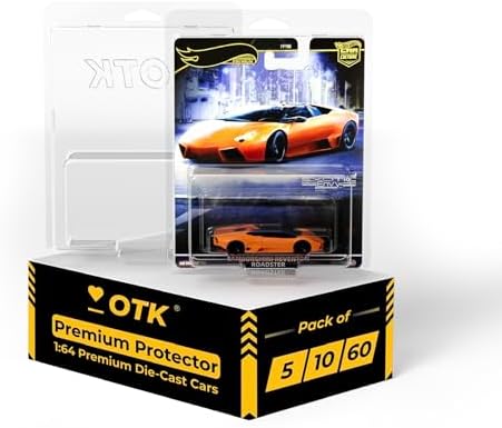 OTK 0.8mm (30mil) Heavy Duty Protector Case for Hot Wheels Premiu...