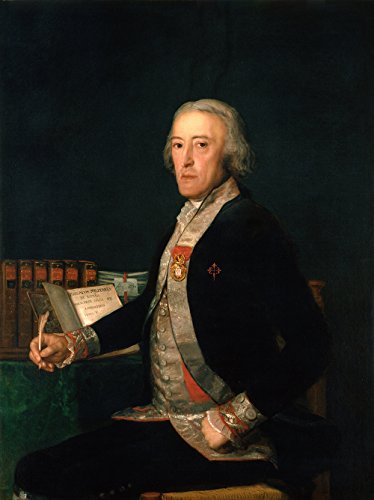 Portrait with Desk Goya impression d'art d'archive extra large mat - 2
