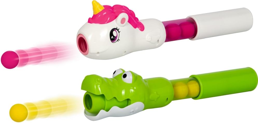 DIE SPIEGELBURG - Spiegelburg Summer Children Foam Ball Shooter Crocodile or Unicorn Assorted