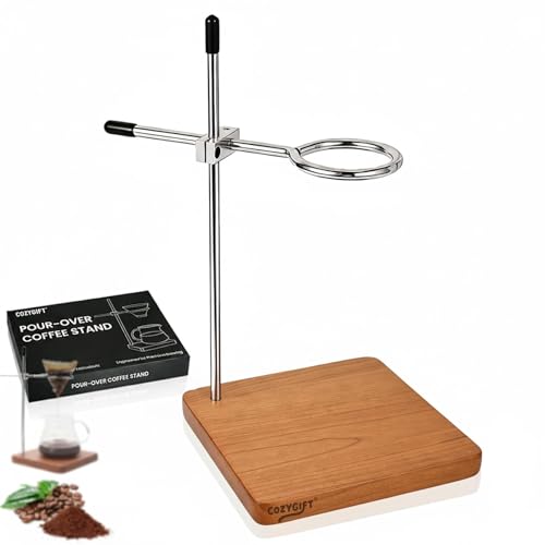 COZYGIFT Solid Cherry Pour Over Stand