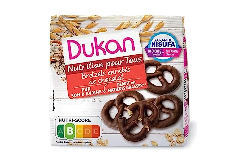 Dukan Bretzels au Son d'Avoine Enrobés de Chocolat 100 g
