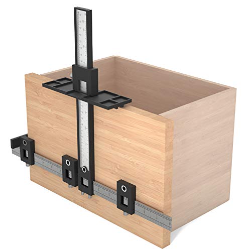 Punch Locator Drill Guide, Cabinet Hardware Jig Cabinet Handle Jig Drawer Pull Jig, Cabinet Hole Drilling Template for Handle, Pull,Knob