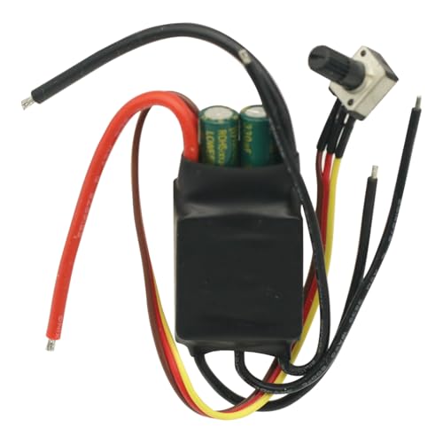 DC 7-24V 200W Brushless dc Motor BLDC 3-Phase Brushless Motor Driver Hallless DC Motor Drive Board Speed Controller Module with Potentiometer,ESC Speed Controller - Image 6