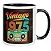 51 Geburtstag Mann Frau 51 Jahre Geschenk Tasse | Vintage 1975 – Lustige Geschenktasse zum 51. Geburtstag | Witzige Geburtstagsdeko & Geschenkidee für Männer und Frauen