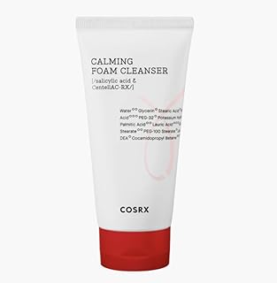 COSRX AC Collection Calming Foam Cleanser, 150ml | Facial Cleanser for Acne Prone Skin | For Sensitive, Blemish Prone Skin | Animal Testing Free, Paraben Free, Korean Skincare