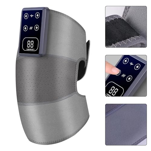 Masseur électrique de genou avec chauffage et vibration ajustable