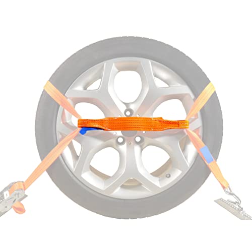 4 Stück 50mm Quergurte für Spanngurte Autotransport Zurrgurt Auto Zurrschlaufe Reifengurt Radsicherungsgurte – Bild 6