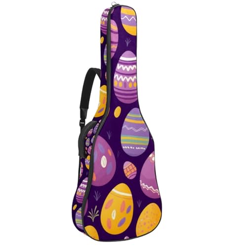 Housse guitare acoustique imperméable avec parois latérales rembourrées et poches