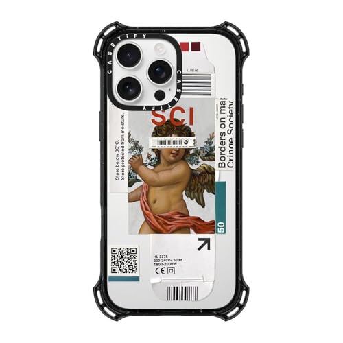 CASETiFY �o�E���X MagSafe�Ή� iPhone 16 Pro Max �P�[�X [�ϏՌ��� / 6.5m����̗����������N���A (MIL�K�i6�{����) / ���C�����X�[�d�����Magsafe�Ή�] - Below 30 Degrees - �N��