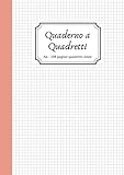  Quaderno a Quadretti: 108 Pagine A4 a Quadretti 5 mm per Scrivere Appunti, Matematica, Chimica, Fisica, Scienze  Per Studente, Scuola, Ufficio  Rosa