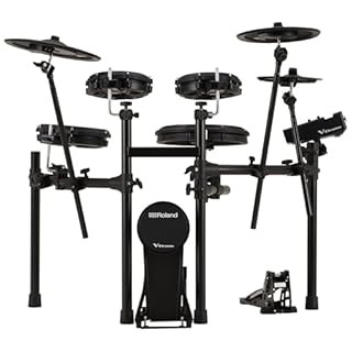 Roland TD313 V-Drums Electronic Drum Kit Bundle with Audio Cable, Drumsticks, Drumstick Bag, and Austin Bazaar Polishing Cloth