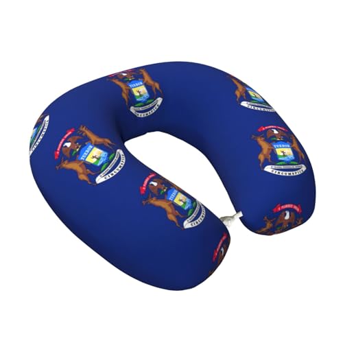 Almohada de viaje con espuma de memoria y funda de franela miniatura 2