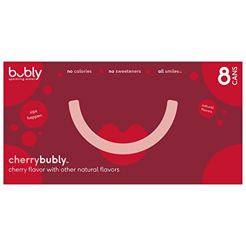 Bubly Sparkling Water, Cherry, 12 Ounce Cans (Pack Of 8) #TOP2